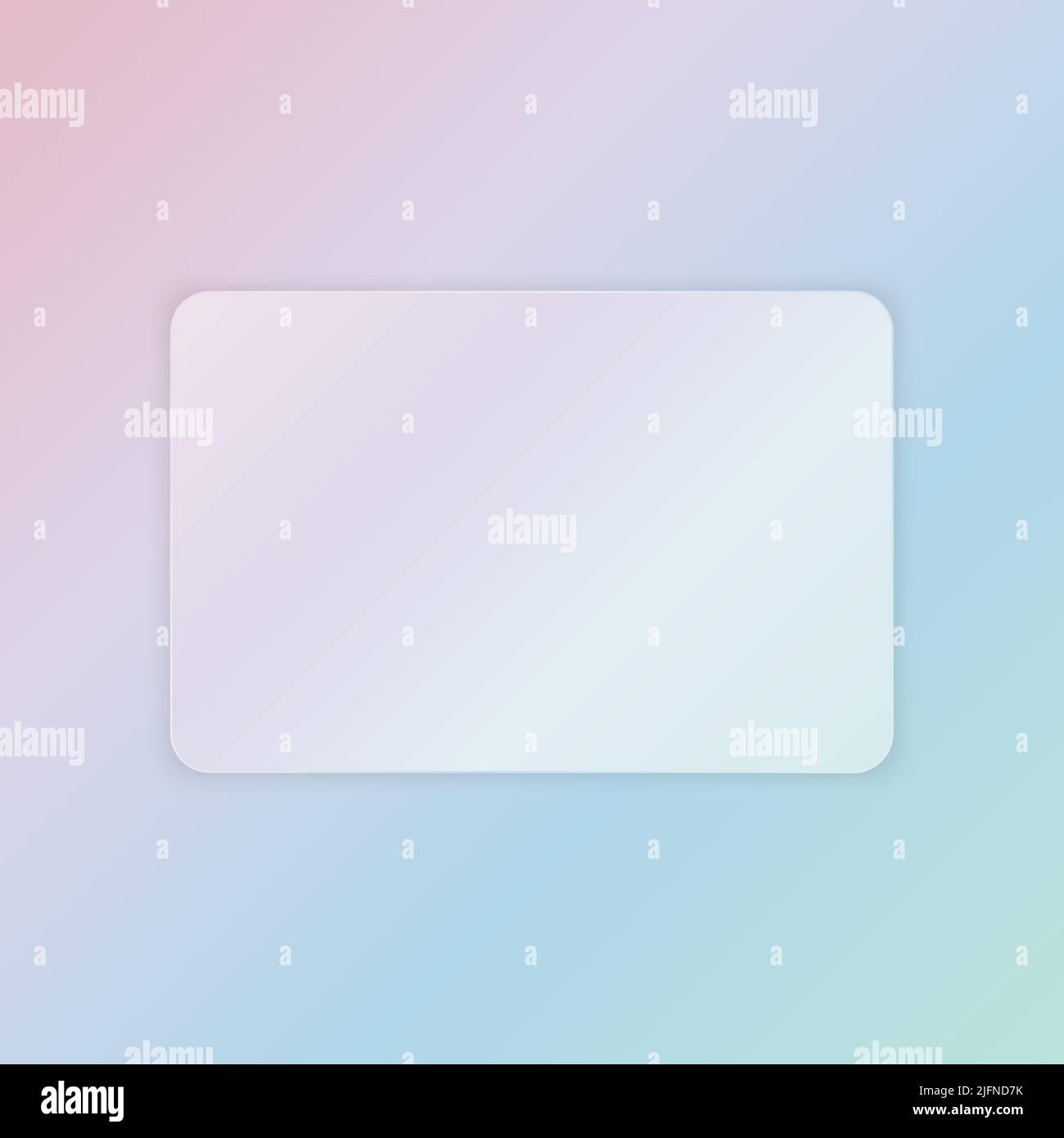 Illustration vectorielle à cadre transparent en verre blanc. EPS10 Illustration de Vecteur