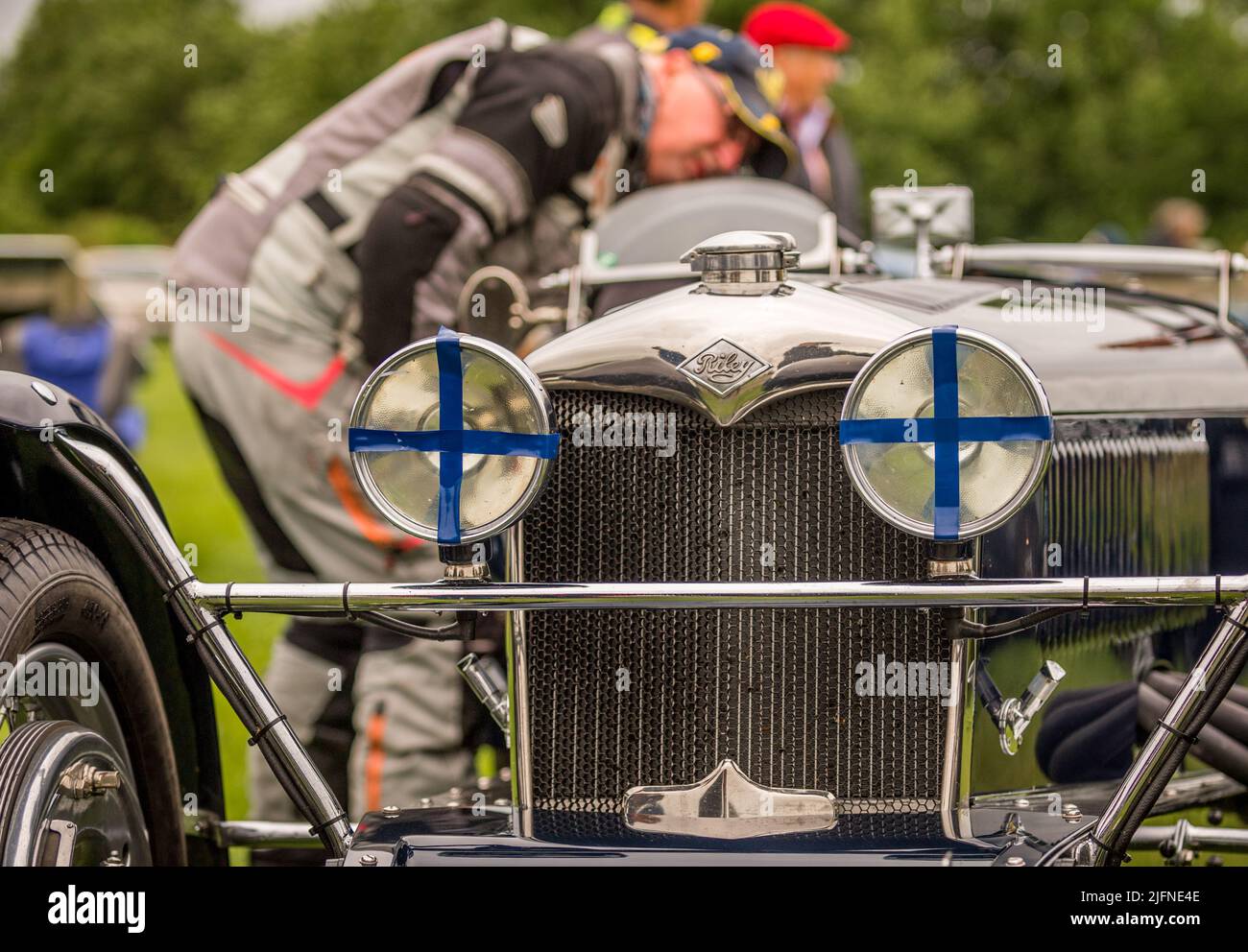 Voiture de sport Riley spéciale d'avant-guerre. Banque D'Images