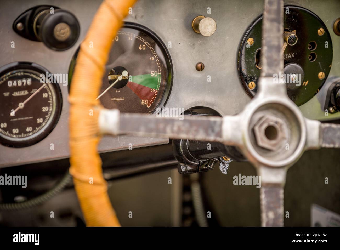 Voiture de sport Riley spéciale d'avant-guerre. Banque D'Images