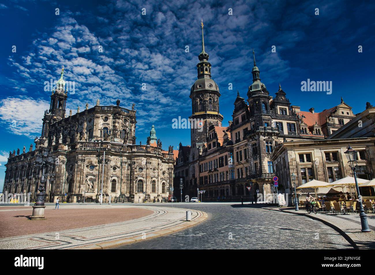 Residenz Dresden, Sachsen, Allemagne Banque D'Images