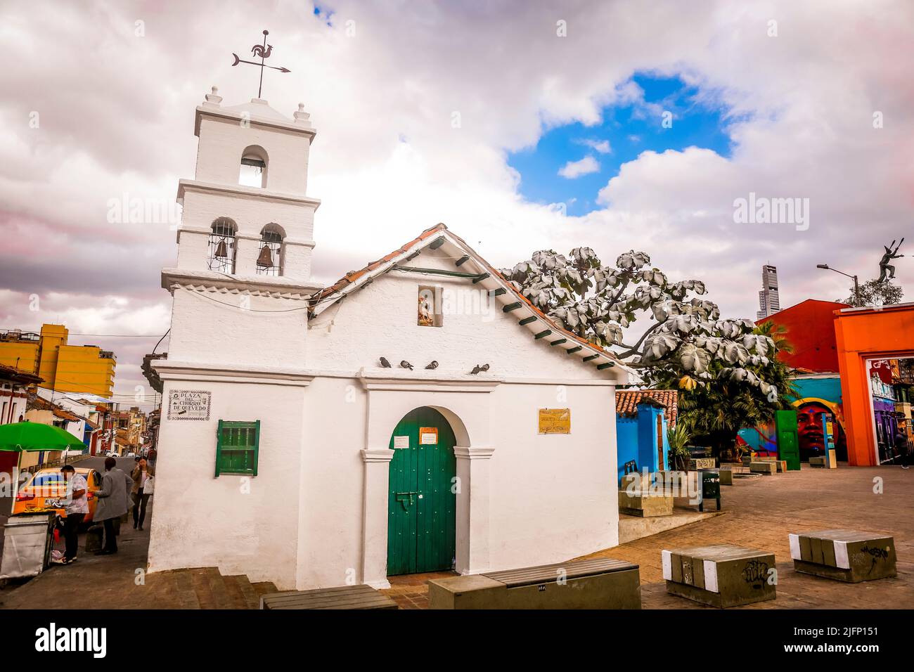 La Candelaria à Bogota, Kolumbien Banque D'Images