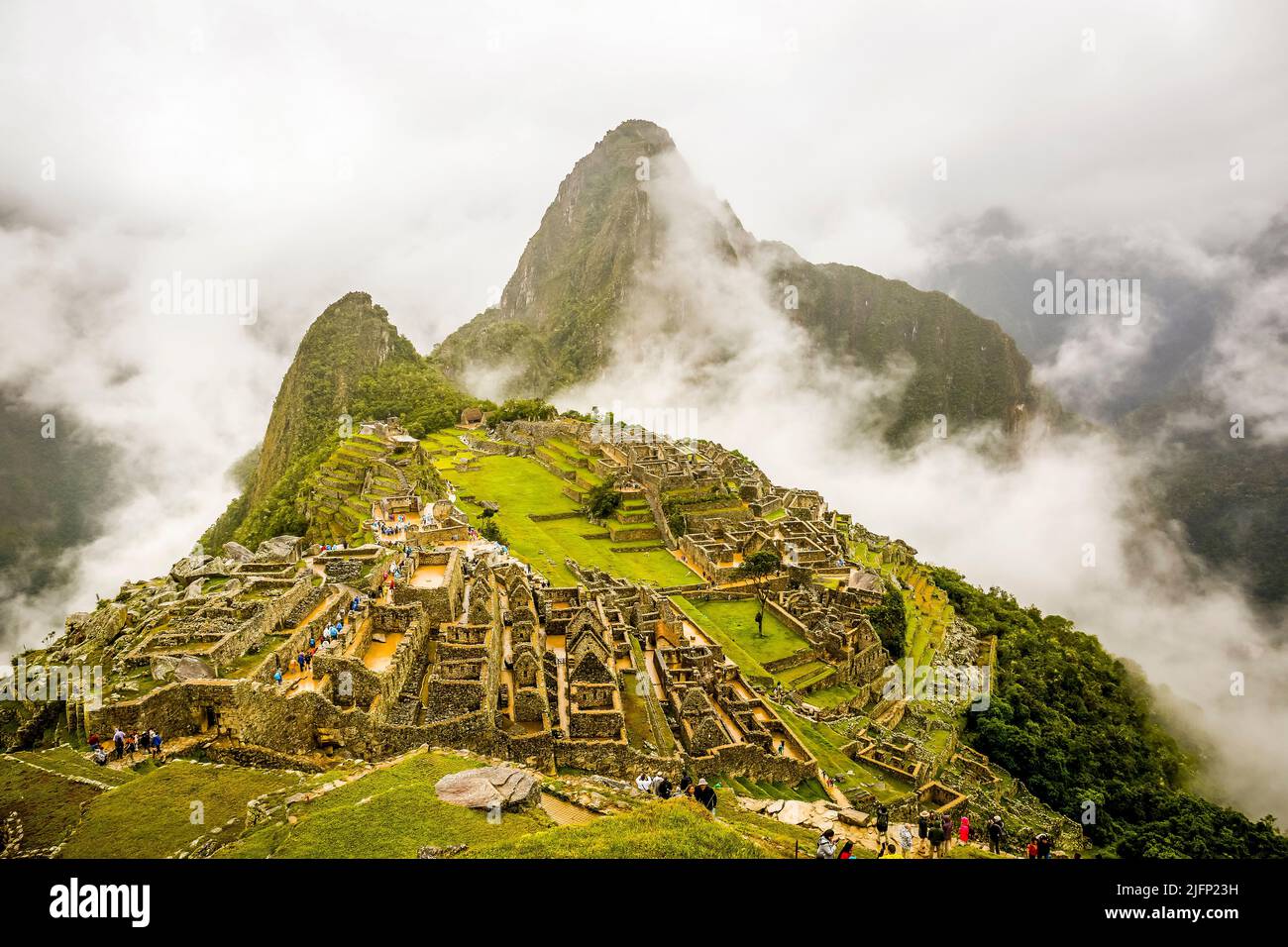 Machu Picchu, Pérou Banque D'Images