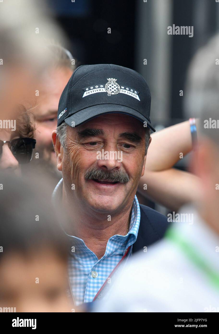 Silverstone, Royaume-Uni. 02nd juillet 2022. SILVERSTONE, Angleterre, 02. JUILLET 2022; Nigel Mansell, ancien pilote F1, crédit: SPP Sport Press photo. /Alamy Live News Banque D'Images