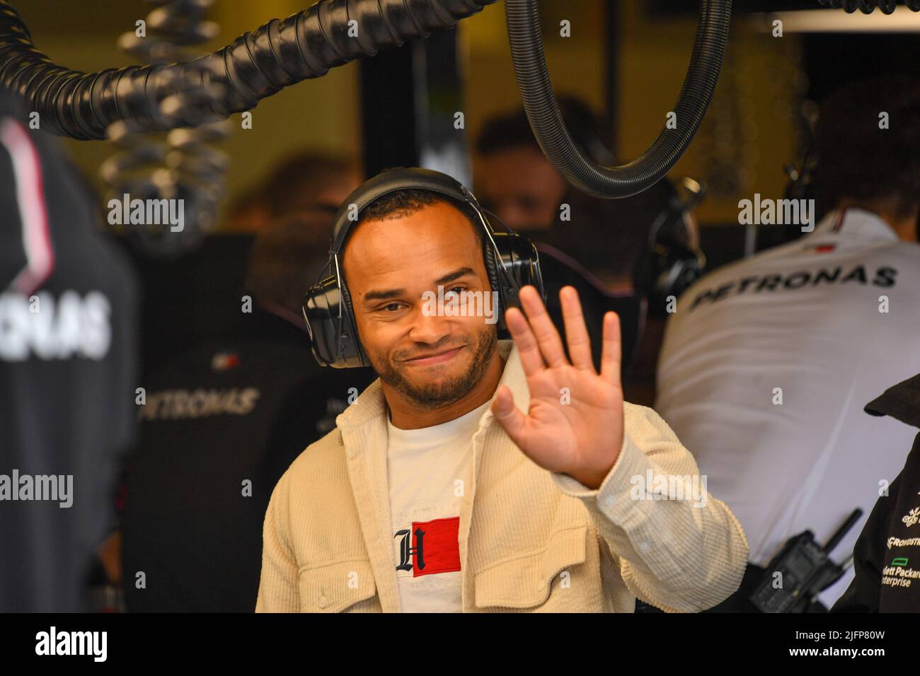 Silverstone, Royaume-Uni. 04th juillet 2022. SILVERSTONE, Angleterre, 02. JUILLET 2022; Nicolas HAMILTON, GBR, demi-frère de Lewis HAMILTON, crédit: SPP Sport Press photo. /Alamy Live News Banque D'Images