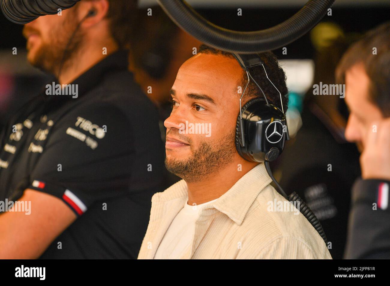 Silverstone, Royaume-Uni. 04th juillet 2022. SILVERSTONE, Angleterre, 02. JUILLET 2022; Nicolas HAMILTON, GBR, demi-frère de Lewis HAMILTON, crédit: SPP Sport Press photo. /Alamy Live News Banque D'Images