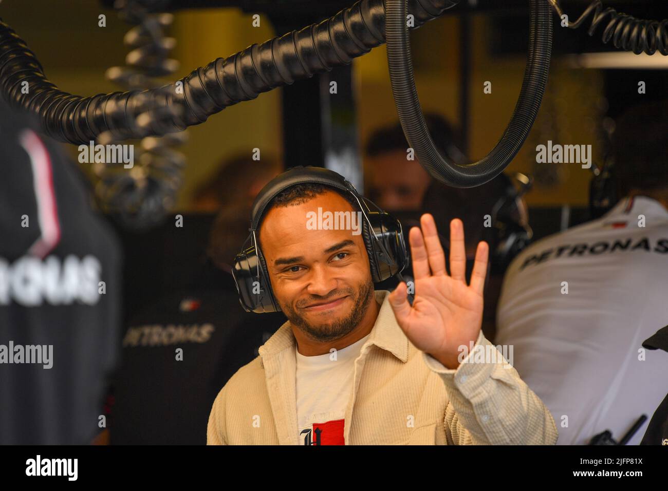 Silverstone, Royaume-Uni. 04th juillet 2022. SILVERSTONE, Angleterre, 02. JUILLET 2022; Nicolas HAMILTON, GBR, demi-frère de Lewis HAMILTON, crédit: SPP Sport Press photo. /Alamy Live News Banque D'Images