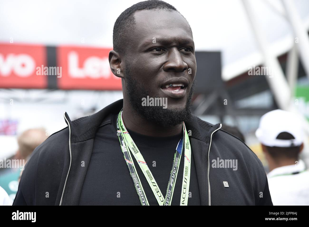 Silverstone, Royaume-Uni. 03rd juillet 2022. SILVERSTONE, Angleterre, 02. JUILLET 2022; Stormzy Credit: SPP Sport Press photo. /Alamy Live News Banque D'Images