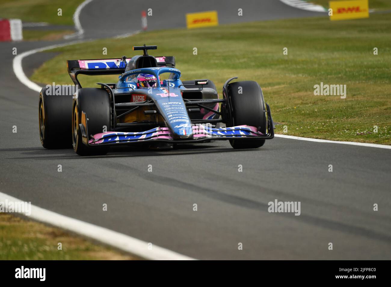 Silverstone, Royaume-Uni. 03rd juillet 2022. SILVERSTONE, Angleterre, 02. JUILLET 2022 ; #14, Fernando ALONSO, ESP, Alpine F1 Team, Alpine A522 Renault, Formule 1, GRANDE-Bretagne F1 Grand Prix sur le circuit Silverstone - Formel 1 Grosser Preis von England, 02. JUILLET 2022 - image, photo et Copyright © Anthony STANLEY/ATP images (STANLEY Anthony/ATP/SPP) crédit: SPP Sport Press photo. /Alamy Live News Banque D'Images