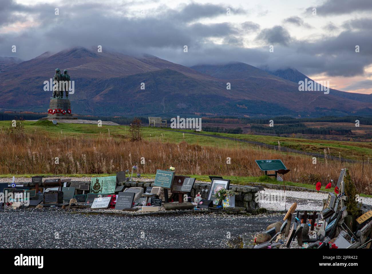 Commando Memorial, Spean Bridge, Lochaber, Highland, Écosse, ROYAUME-UNI Banque D'Images
