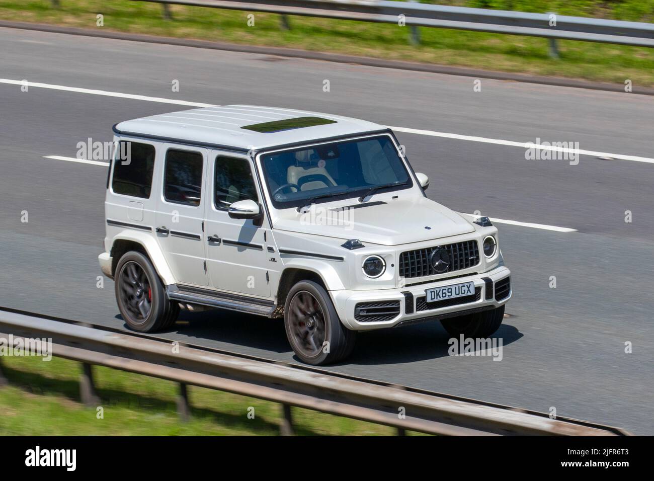 2019 Mercedes Benz AMG G 63 4Matic Auto G63 V8 Speedshift Start Stop 3982cc essence 577bhp Super-SUV Banque D'Images