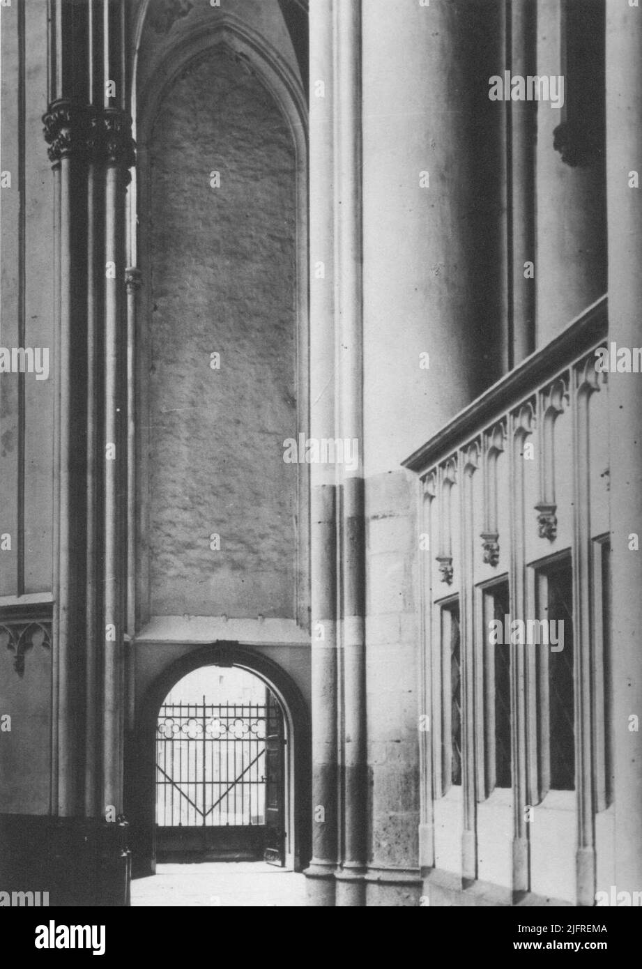 Intérieur St. Stevenskerk Banque D'Images