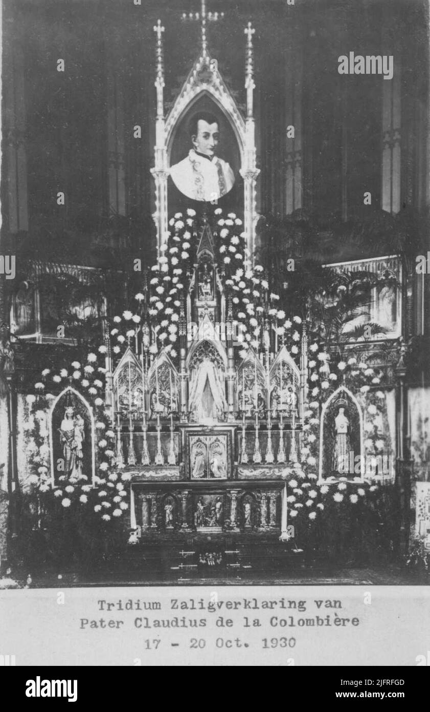 L'intérieur de l'église Saint-Petrus-Canisius Banque D'Images