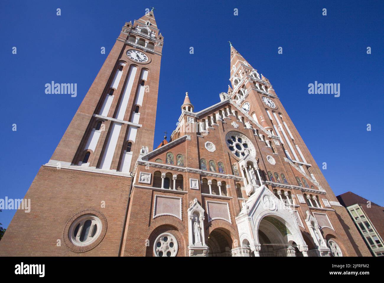 Hongrie, Szeged, Cathédrale, Dom. Église votive, Banque D'Images
