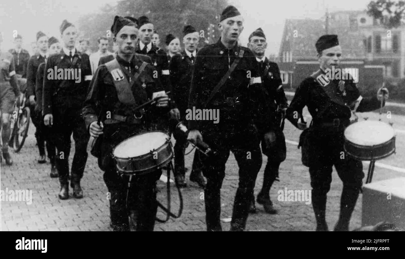 La Garde civile de Nimègue Banque D'Images