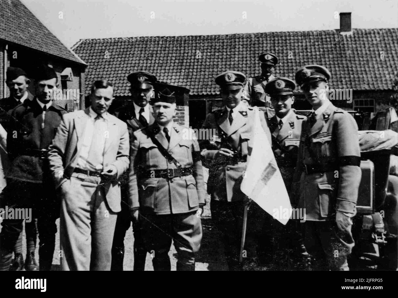La Garde civile de Nimègue: Officiers Banque D'Images