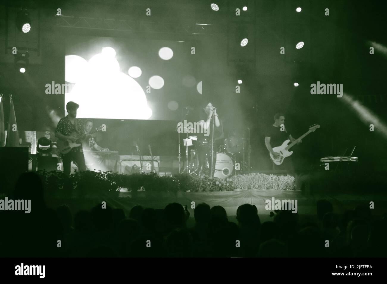 Concert efecto Mariposa. Pride 2022, Fuengirola, Malaga, Espagne. Banque D'Images