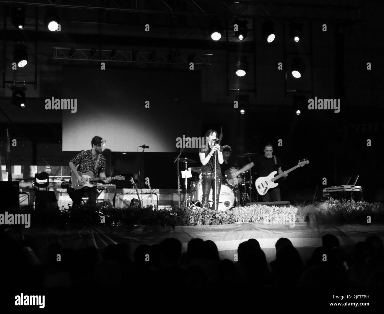 Concert efecto Mariposa. Pride 2022, Fuengirola, Malaga, Espagne. Banque D'Images