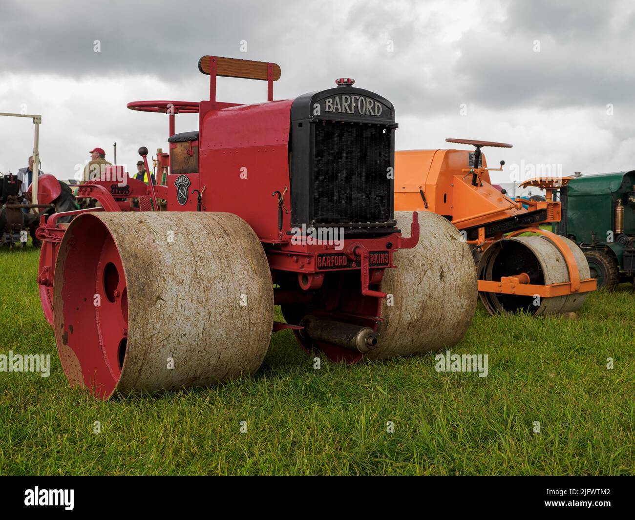 Barford & Perkins, pionnier du roller sur route au Launceston Steam & Vintage Rally, Cornwall, Royaume-Uni Banque D'Images