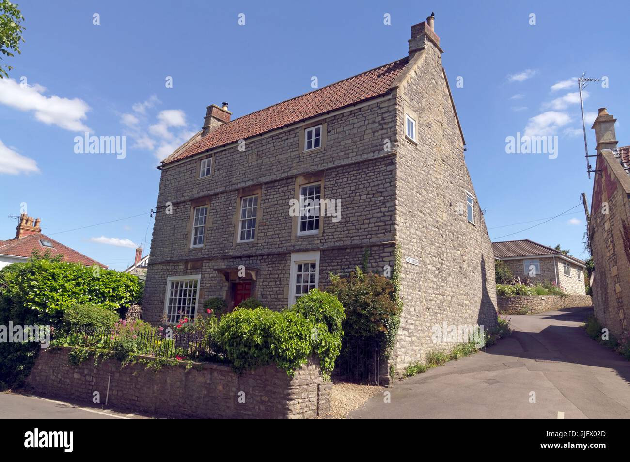 Brassknoper House, High Street, Saltford près de Bristol. Juin 2022 Banque D'Images