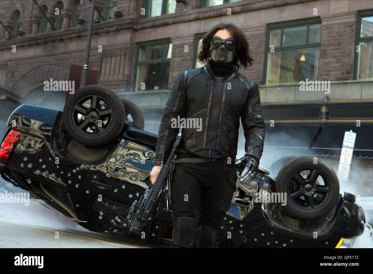 SEBASTIAN STAN, CAPITAINE AMÉRIQUE : LE SOLDAT D'HIVER, 2014 Banque D'Images