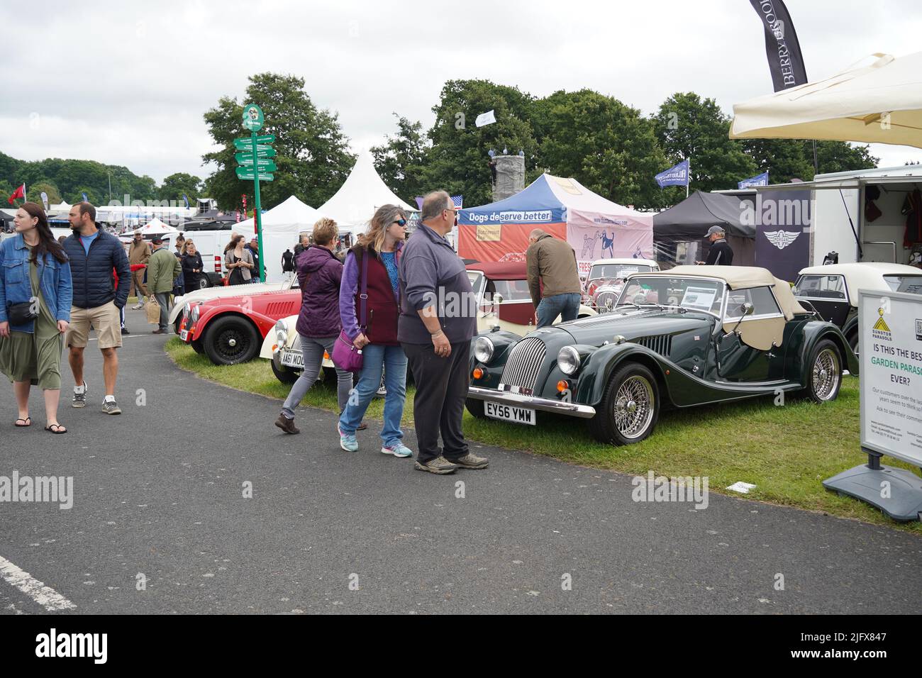 Exeter, Royaume-Uni - 2022 juillet : la foule au Devon County Show Banque D'Images