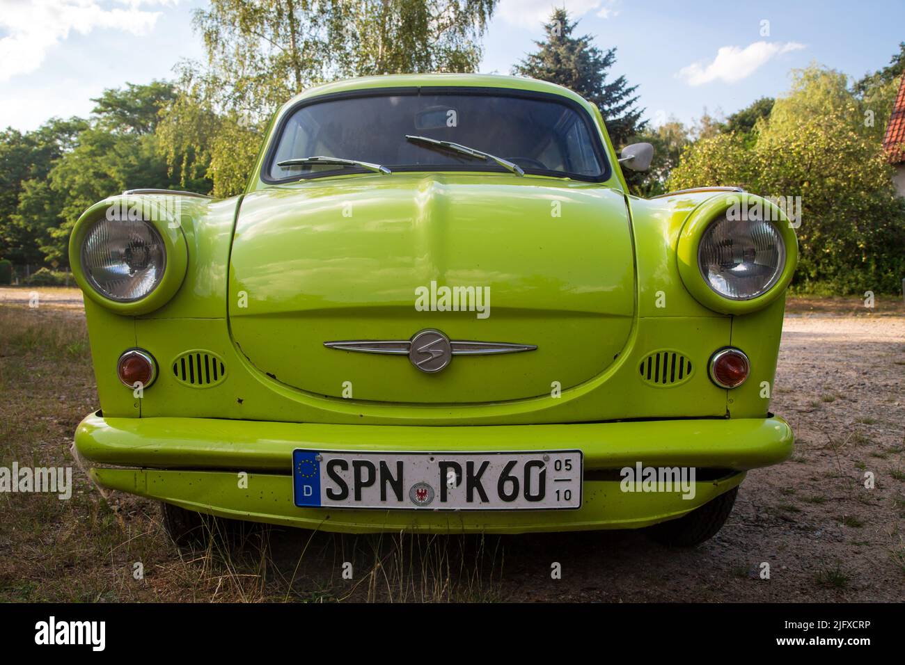 Jaune de Bali Trabant 600 Banque D'Images