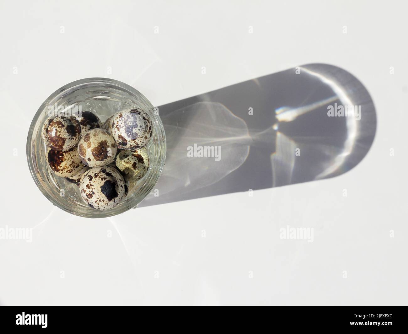 œuf de caille, nourriture aux œufs, petit déjeuner, œuf Banque D'Images