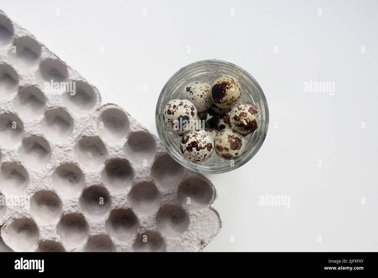 œuf de caille, nourriture aux œufs, petit déjeuner, œuf Banque D'Images