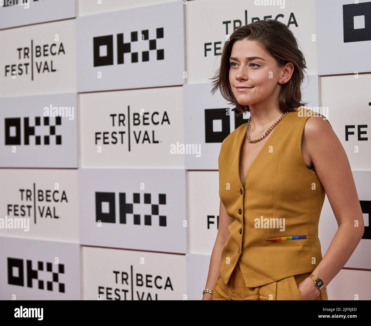 NEW YORK, NY, USA - 16 JUIN 2022 : Molly Brown participe à la création du Tribeca Festival de la « bonne maison » au BMCC Tribeca Performing Arts Centre. Banque D'Images