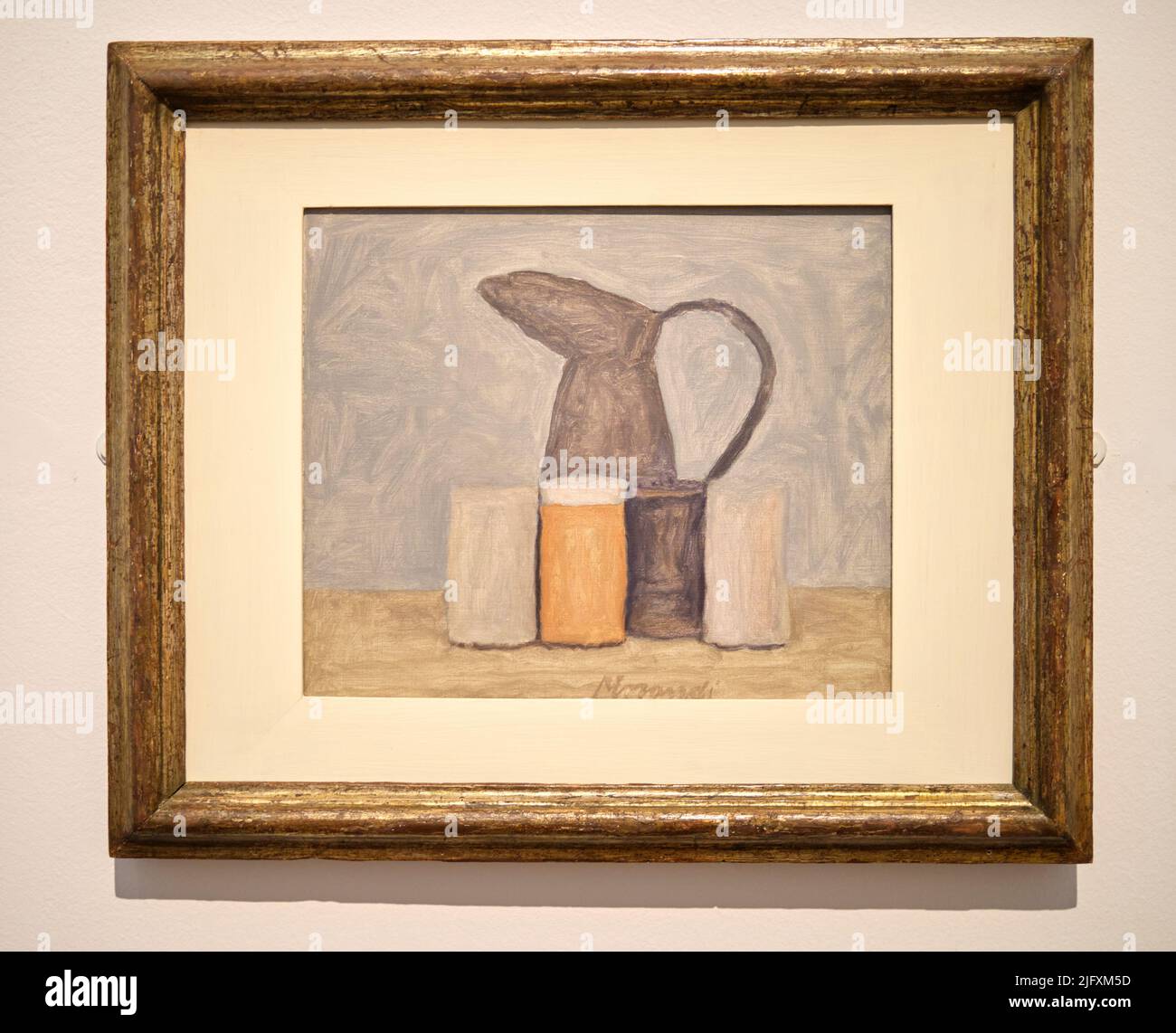 Giorgio Morandi Still Life peinture dans le Museo Morandi à Mambo Bologna Italie Banque D'Images