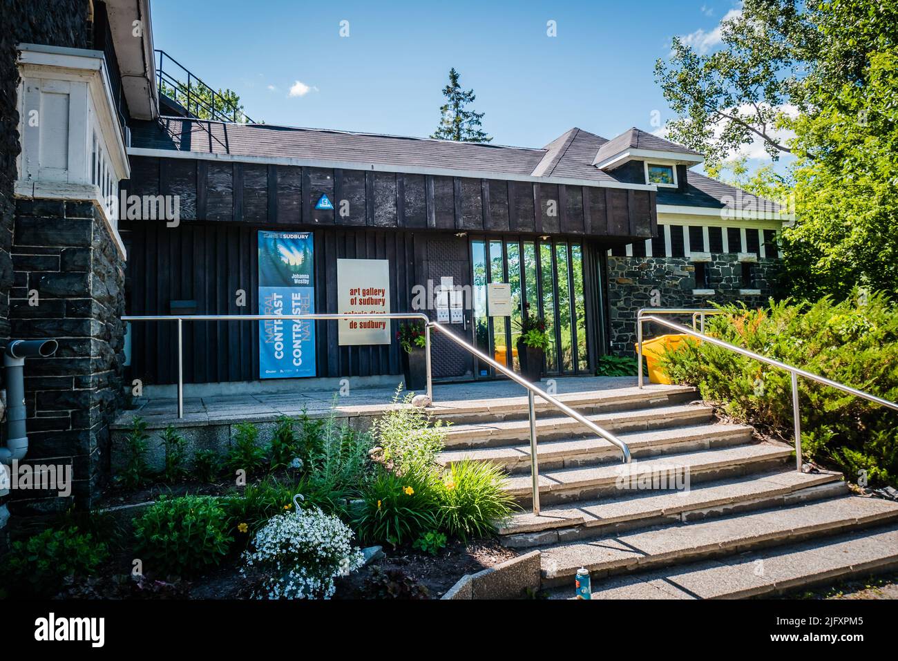 Le Musée des beaux-arts de Sudbury est une galerie d'art du Grand Sudbury, en Ontario, au Canada. Créé en 1967 par la chambre de commerce de la ville sous la CAN Banque D'Images