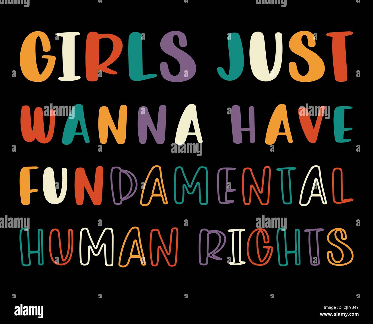 Citation De Feminisme Banque D Images Vectorielles Alamy