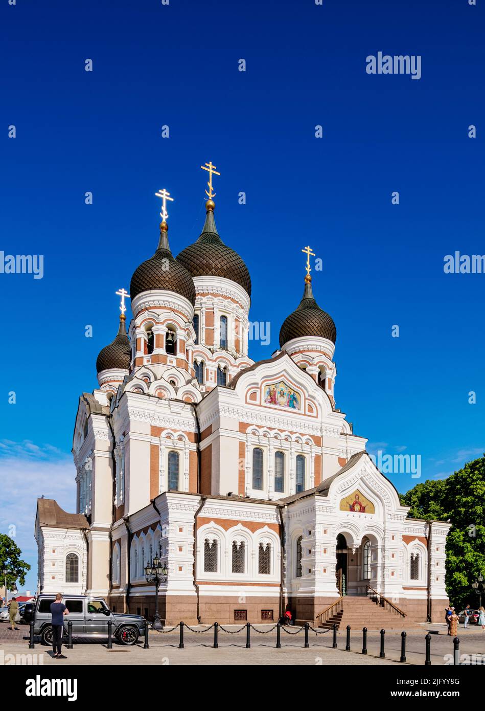 Cathédrale Alexander Nevsky, vieille ville, site classé au patrimoine mondial de l'UNESCO, Tallinn, Estonie, Europe Banque D'Images