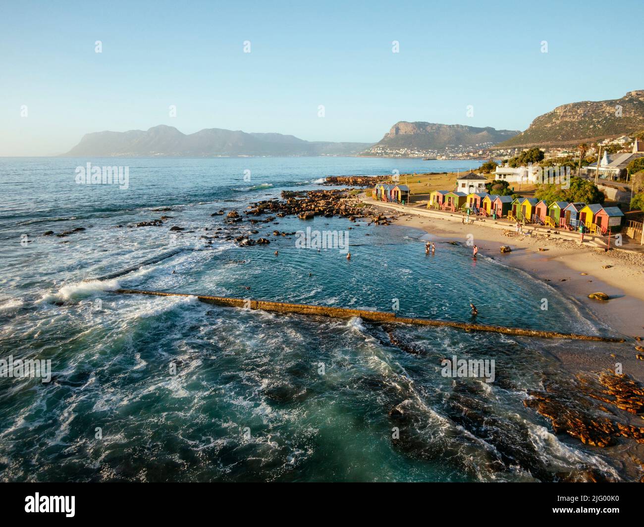 St. James Tidal Pool, Cape Town, Western Cape, Afrique du Sud, Afrique Banque D'Images