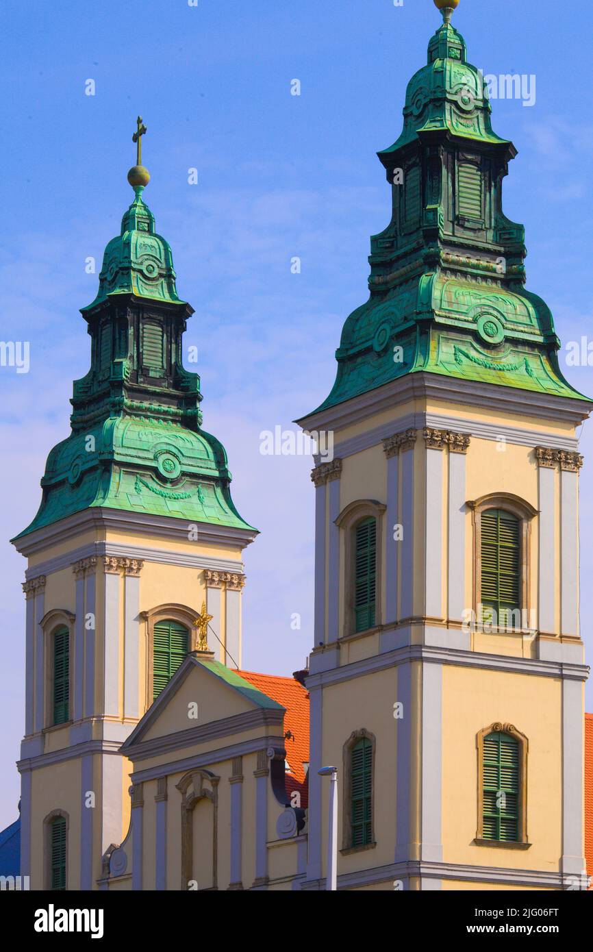 La Hongrie, Budapest, Église paroissiale de la cité, Banque D'Images