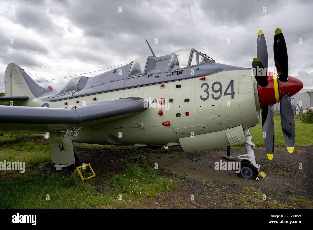 Fairey Gannet ECM.6 XA459 au Solway Aviation Museum Banque D'Images