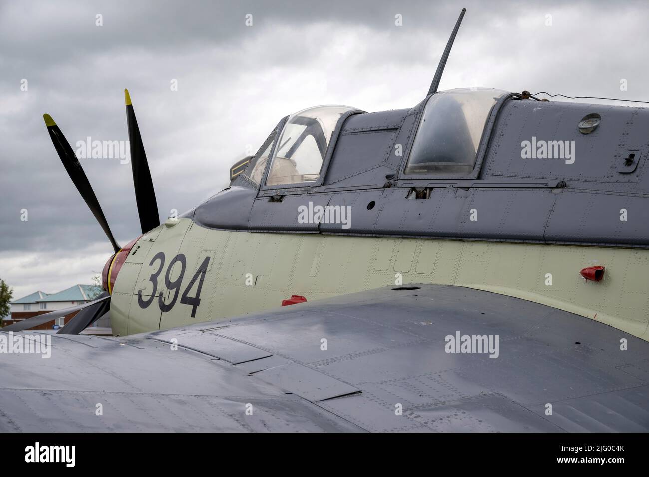 Fairey Gannet ECM.6 XA459 au Solway Aviation Museum Banque D'Images