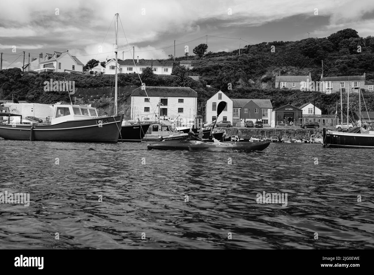 Inflatable canoe Banque d'images noir et blanc Alamy