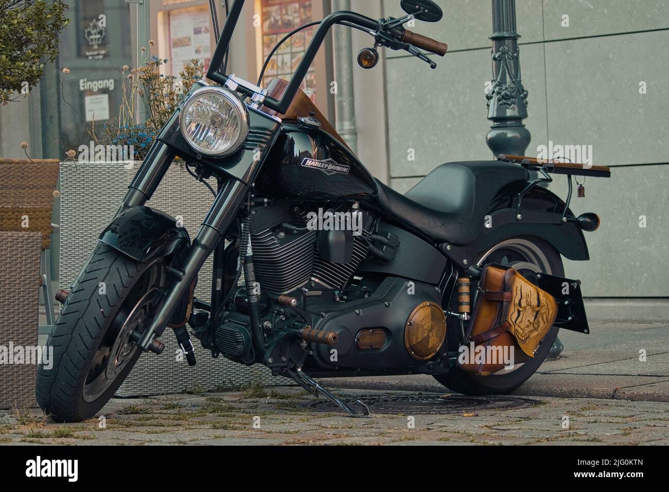 Harley davidson motorbike Banque de photographies et d’images à haute ...