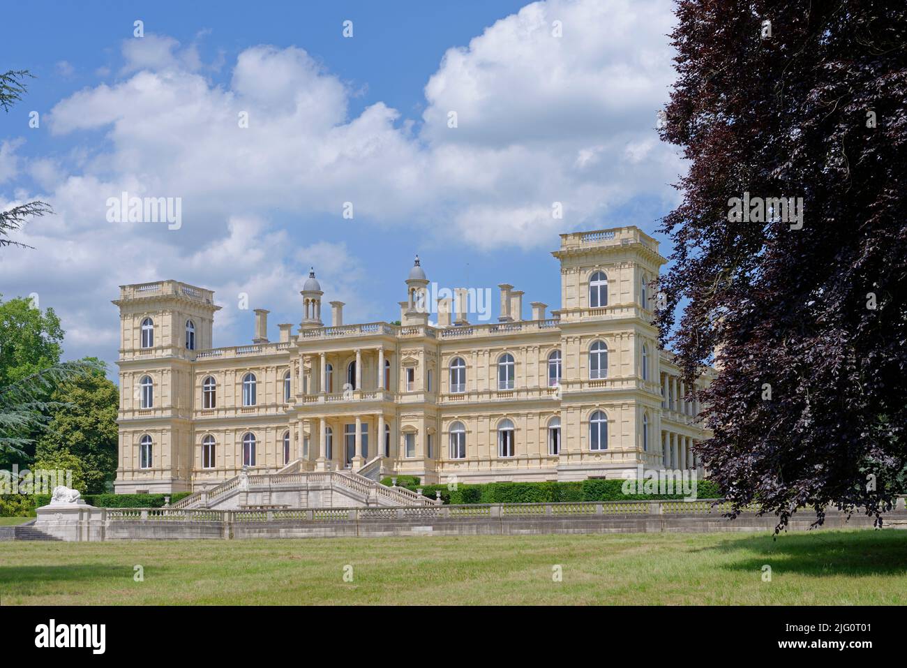 France, Seine-et-Marne, Ferrières-en-Brie, le château Banque D'Images