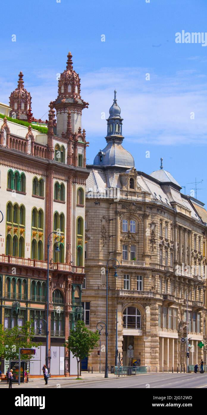 Hongrie, Budapest, rue Kossuth Lajos, scène de rue, architecture, Banque D'Images