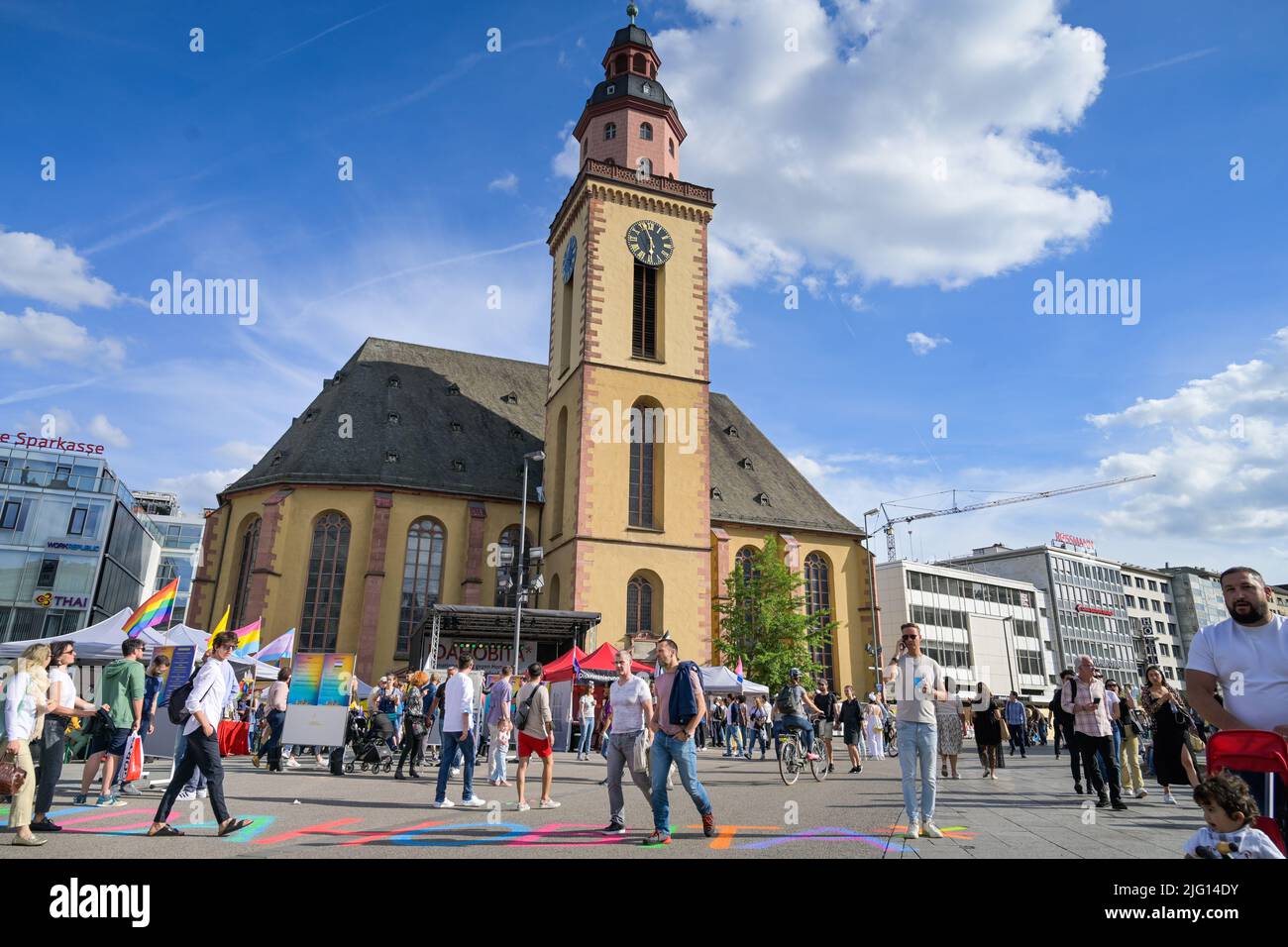 St. Katharinenkirche, an der Hauptwache, Francfort-sur-le-main, Hessen, Allemagne Banque D'Images