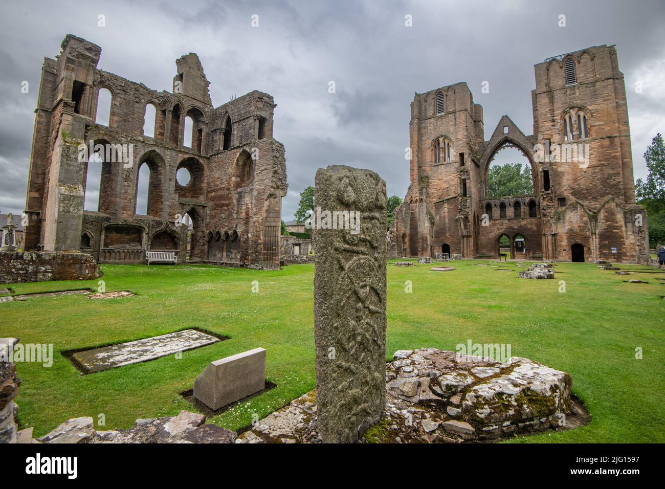 Elgin Cathedral, Elgin, Moray, Écosse, Royaume-Uni Banque D'Images