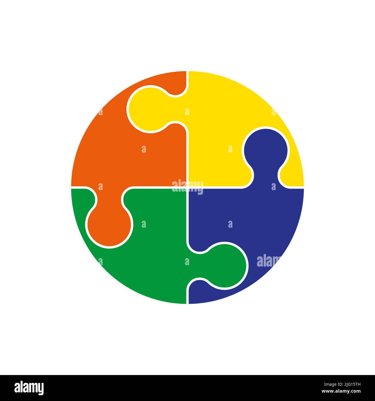 Illustration vectorielle du schéma de puzzle sur fond blanc Illustration de Vecteur