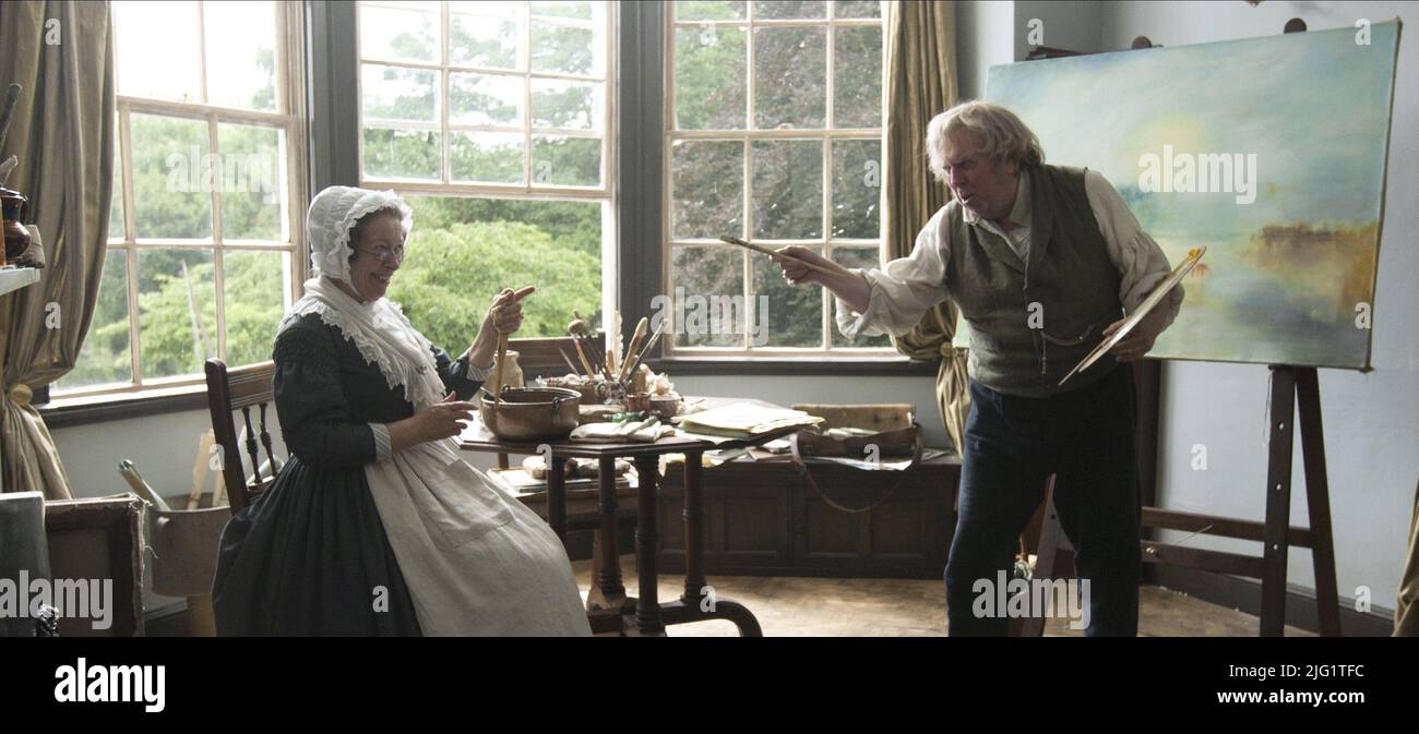 MARION BAILEY, TIMOTHY SPALL, M. Turner, 2014 Banque D'Images