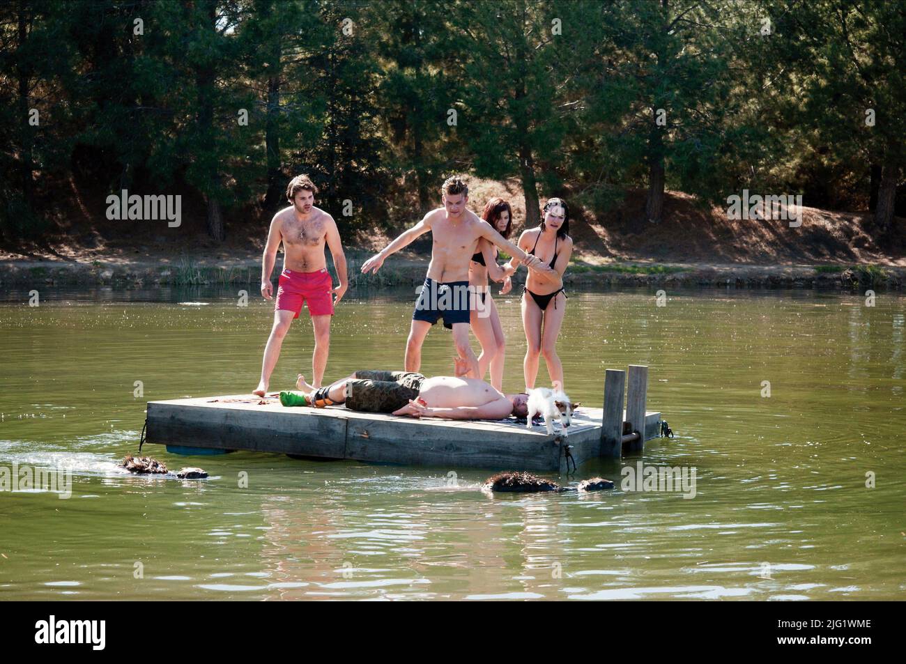 WEARY,DANO,PALM,MELVIN, ZOMBEAVERS, 2014 Banque D'Images