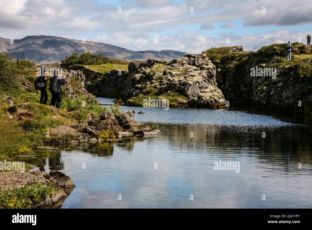 Parc national de Thingvellir, Islande, Europe Banque D'Images