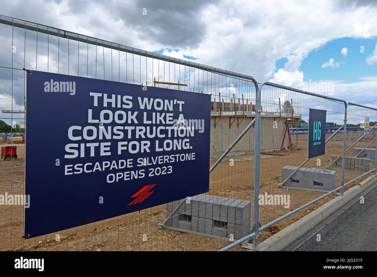 HG Construction Escapade , sur le site de Silverstone, circuit de Silverstone, Silverstone, Towcester, Northamptonshire, Angleterre, Royaume-Uni, NN12 8TL Banque D'Images