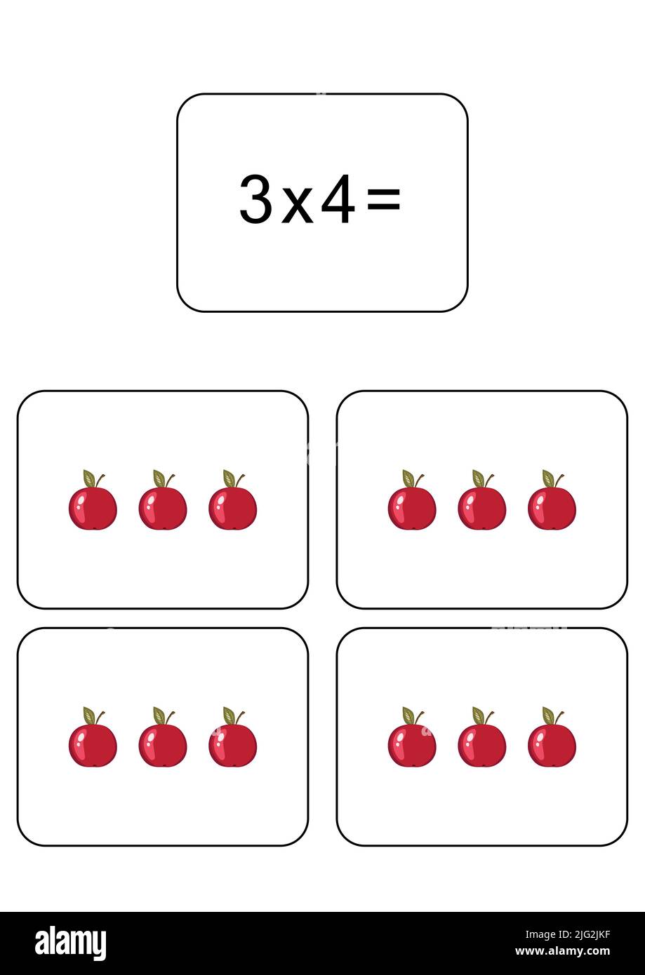 Table de multiplication de 3. Carte mathématique avec un exemple, dessin. Carré de multiplication, illustration vectorielle. Produit imprimé, bannière, tableau pour Illustration de Vecteur