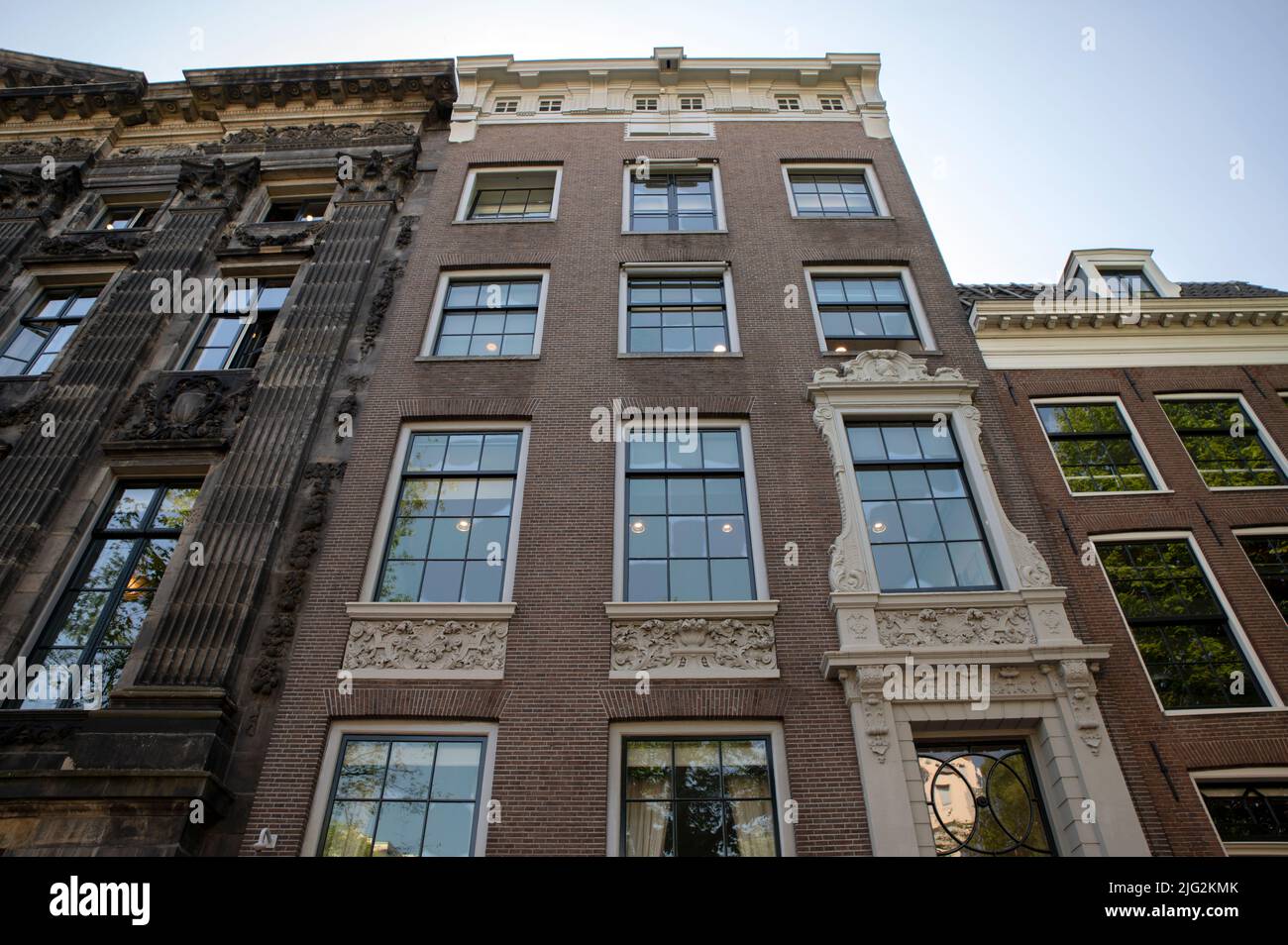 Historique Canal House Kloveniersburgwal Canal à Amsterdam pays-Bas 23-6-2022 Banque D'Images